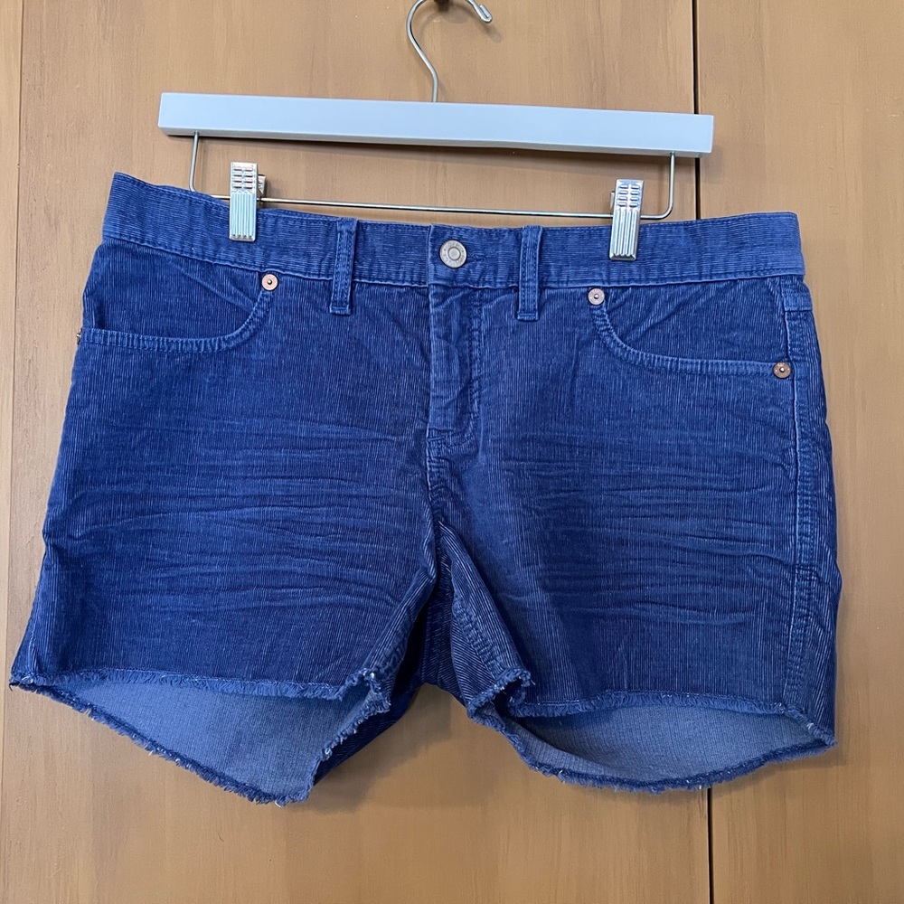 GAP Blue Denim Corduroy Women's Shorts